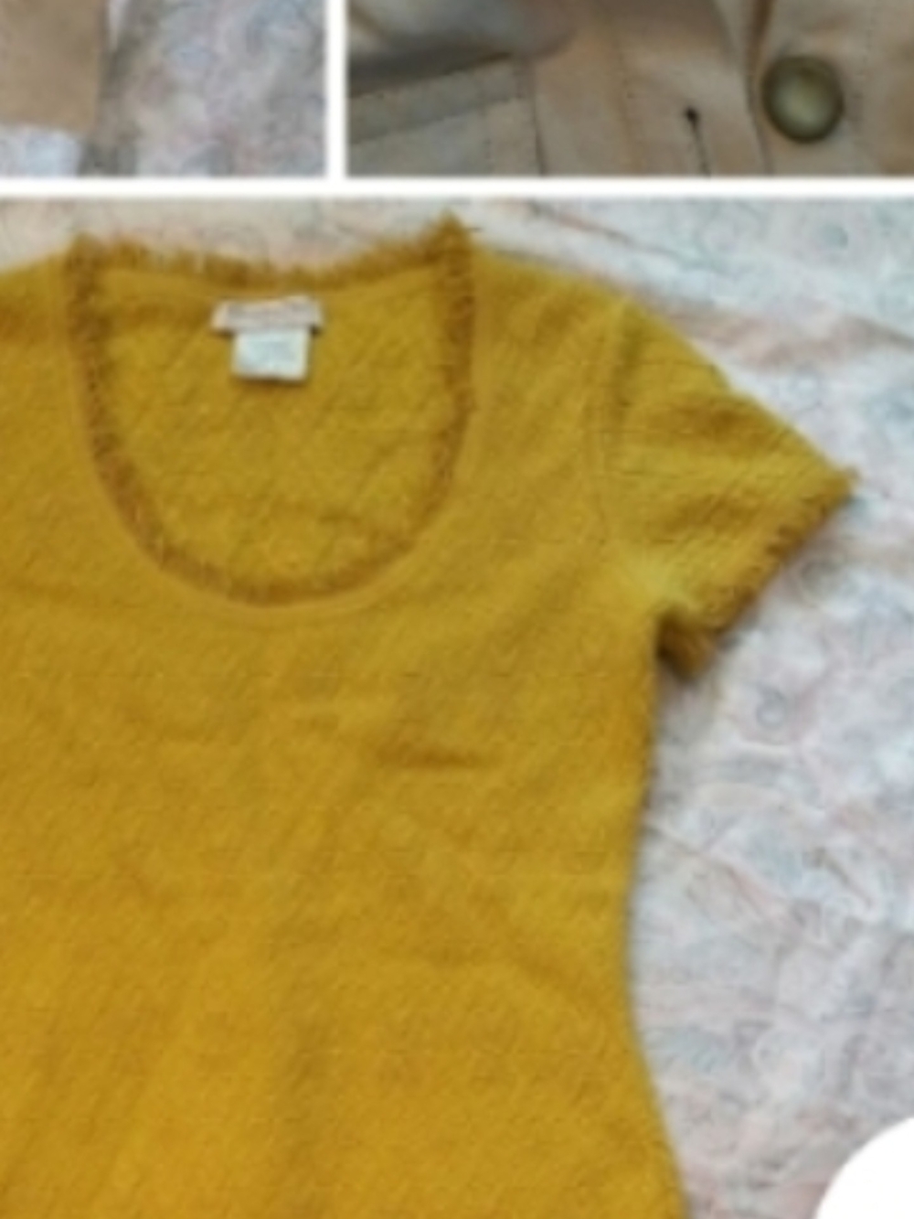 Dior Yellow Short Sleeve Midi Dress
